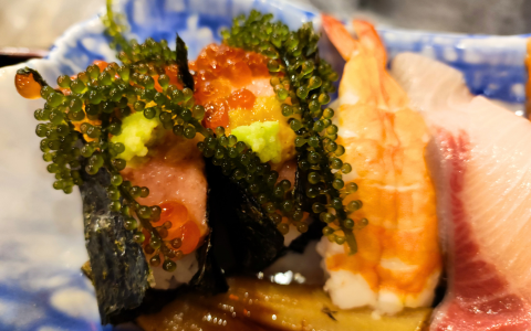 磯丸水産で海鮮ランチ　こぼれ寿司が魅力的