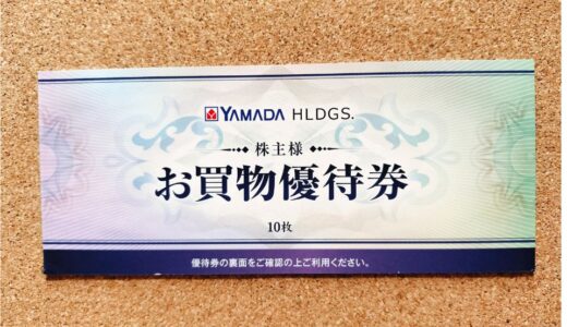 ヤマダホールディングスの株主優待到着
