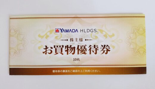 ヤマダホールディングスの株主優待到着